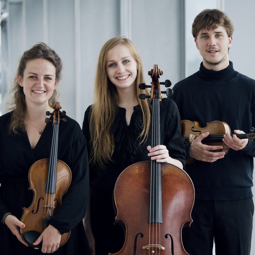PROGRAM CHANGE: Contrasting string trios in Kooger church
