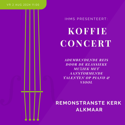 Koffie Concert – Viool & Piano