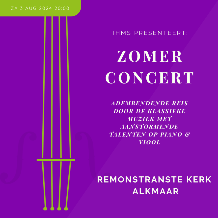 Zomer Concert – Viool & Piano