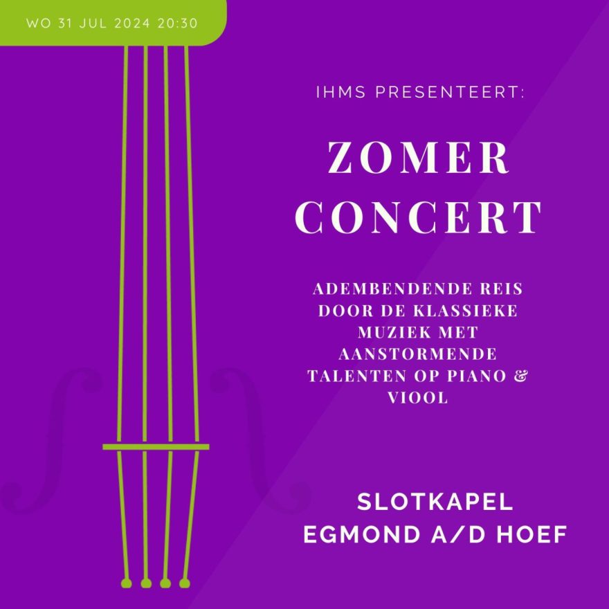 Zomer Concert – Viool & Piano